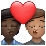 Beijo: Pessoa, Pessoa, Pele Escura, Pele Morena para WhatsApp 2.26.8.72