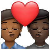 Beijo: Pessoa, Pessoa, Pele Morena Escura, Pele Escura para WhatsApp 2.26.8.72