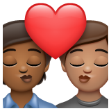 Beijo: Pessoa, Pessoa, Pele Morena Escura, Pele Morena para WhatsApp 2.26.8.72