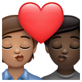 Beijo: Pessoa, Pessoa, Pele Morena, Pele Escura para WhatsApp 2.26.8.72