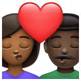 Beijo: Mulher, Homem, Pele Morena Escura, Pele Escura para WhatsApp 2.26.8.72