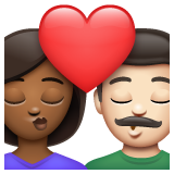 Beijo: Mulher, Homem, Pele Morena Escura, Pele Clara para WhatsApp 2.26.8.72