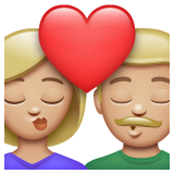 Beijo: Mulher, Homem, Pele Morena Clara para WhatsApp 2.26.8.72