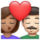 Beijo: Mulher, Homem, Pele Morena, Pele Clara para WhatsApp 2.26.8.72