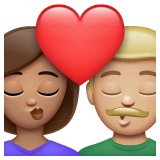 Beijo: Mulher, Homem, Pele Morena, Pele Morena Clara para WhatsApp 2.26.8.72