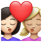 Beijo: Mulher, Mulher, Pele Clara, Pele Morena Clara para WhatsApp 2.26.8.72