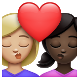 Beijo: Mulher, Mulher, Pele Morena Clara, Pele Escura para WhatsApp 2.26.8.72