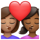 Beijo: Mulher, Mulher, Pele Morena, Pele Morena Escura para WhatsApp 2.26.8.72