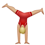 Homem Fazendo Estrela: Pele Morena Clara para WhatsApp 2.26.8.72