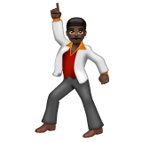 Homem Dançando: Pele Escura para WhatsApp 2.26.8.72