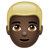 Homem: Cabelo Loiro: Pele Escura para WhatsApp 2.26.8.72