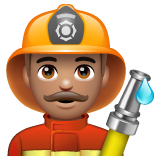 Bombeiro Homem: Pele Morena para WhatsApp 2.26.8.72