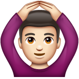 Homem Fazendo Gesto De “Ok”: Pele Clara para WhatsApp 2.26.8.72