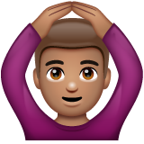 Homem Fazendo Gesto De “Ok”: Pele Morena para WhatsApp 2.26.8.72