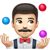 Homem Malabarista: Pele Clara para WhatsApp 2.26.8.72