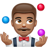 Homem Malabarista: Pele Morena para WhatsApp 2.26.8.72