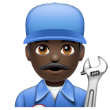 Mecânico: Pele Escura para WhatsApp 2.26.8.72