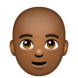 Homem: Pele Morena Escura, Careca para WhatsApp 2.26.8.72