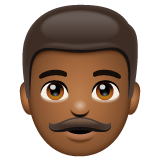 Homem: Pele Morena Escura para WhatsApp 2.26.8.72