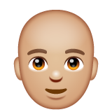 Homem: Pele Morena Clara, Careca para WhatsApp 2.26.8.72