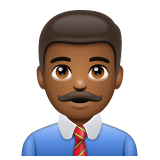 Funcionário De Escritório: Pele Morena Escura para WhatsApp 2.26.8.72
