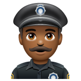 Policial Homem: Pele Morena Escura para WhatsApp 2.26.8.72