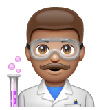 Cientista Homem: Pele Morena para WhatsApp 2.26.8.72