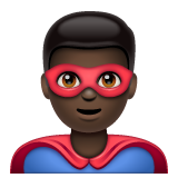 Homem Super-Herói: Pele Escura para WhatsApp 2.26.8.72