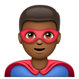 Homem Super-Herói: Pele Morena Escura para WhatsApp 2.26.8.72