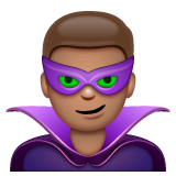 Чоловік-суперлиходій: середній тон шкіри для WhatsApp 2.26.8.72