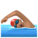 Homem Nadando: Pele Morena para WhatsApp 2.26.8.72