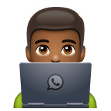 Tecnólogo: Pele Morena Escura para WhatsApp 2.26.8.72