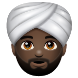 Homem Com Turbante: Pele Escura para WhatsApp 2.26.8.72