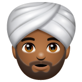 Homem Com Turbante: Pele Morena Escura para WhatsApp 2.26.8.72