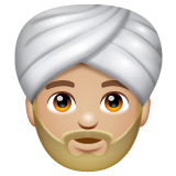 Homem Com Turbante: Pele Morena Clara para WhatsApp 2.26.8.72