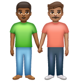 Dois Homens De Mãos Dadas: Pele Morena Escura, Pele Morena para WhatsApp 2.26.8.72