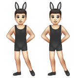 Homens com orelhas de coelho festejando, tipo 1-2 para WhatsApp 2.26.8.72