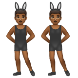 Homens com orelhas de coelho festejando, tipo 5 para WhatsApp 2.26.8.72