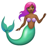 Жінка-русалка: темний тон шкіри для WhatsApp 2.26.8.72