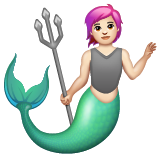 Pessoa Sereia: Pele Clara para WhatsApp 2.26.8.72