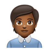 Trabalhador De Escritório: Pele Morena Escura para WhatsApp 2.26.8.72