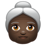 Idosa: Pele Escura para WhatsApp 2.26.8.72