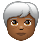 Idoso: Pele Morena Escura para WhatsApp 2.26.8.72