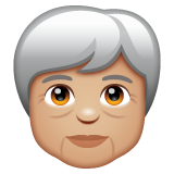 Idoso: Pele Morena Clara para WhatsApp 2.26.8.72