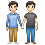 Pessoas De Mãos Dadas: Pele Clara para WhatsApp 2.26.8.72