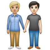 Pessoas De Mãos Dadas: Pele Morena Clara, Pele Clara para WhatsApp 2.26.8.72