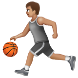 Pessoa Jogando Basquete: Pele Morena para WhatsApp 2.26.8.72