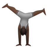 Pessoa Fazendo Estrela: Pele Escura para WhatsApp 2.26.8.72