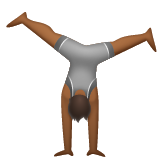 Акробатический трюк: темный тон кожи для WhatsApp 2.26.8.72