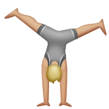 Pessoa Fazendo Estrela: Pele Morena Clara para WhatsApp 2.26.8.72